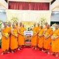 สหพันธ์มหาเปรียญฯ ร่วมบุญ  เป็นเจ้าภาพพิธีบำเพ็ญกุศลสวดพระอภิธรรม โยมพ่อเอกชัย อัศวชัยโสภณ